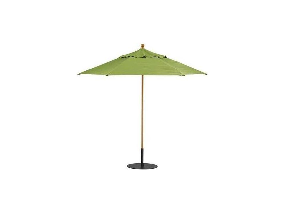6 ft green patio umbrella Business & Pleasure Co. The Small Patio Umbrella 6 ft. Steel Auto Open