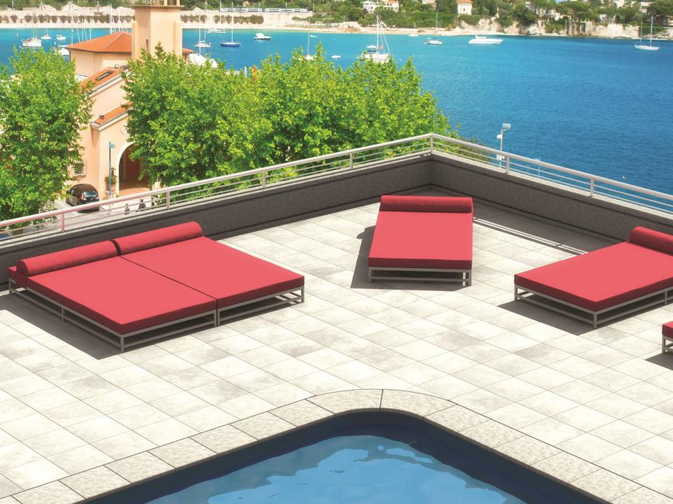 Cabana Club Aluminum Cushion Outdoor Patio Lounge Set