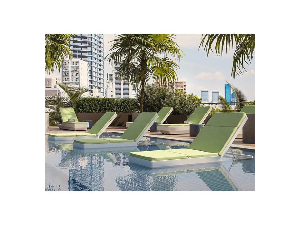 Curve Resin Cushion Patio Lounge Set