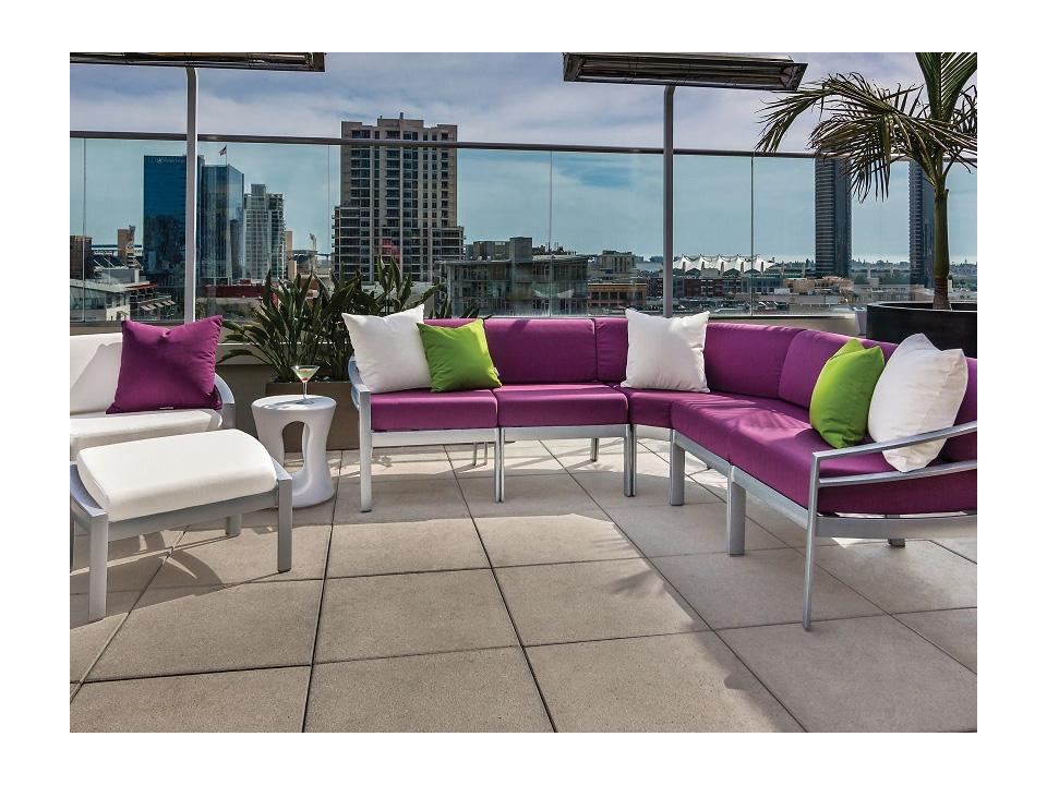 Kor Cushion Aluminum Outdoor Patio Lounge Set