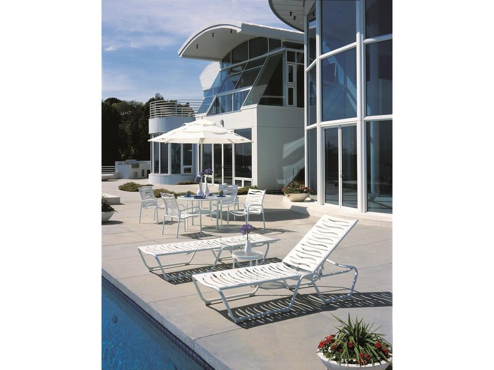 Millennia Wave Segment Aluminum Lounge Set
