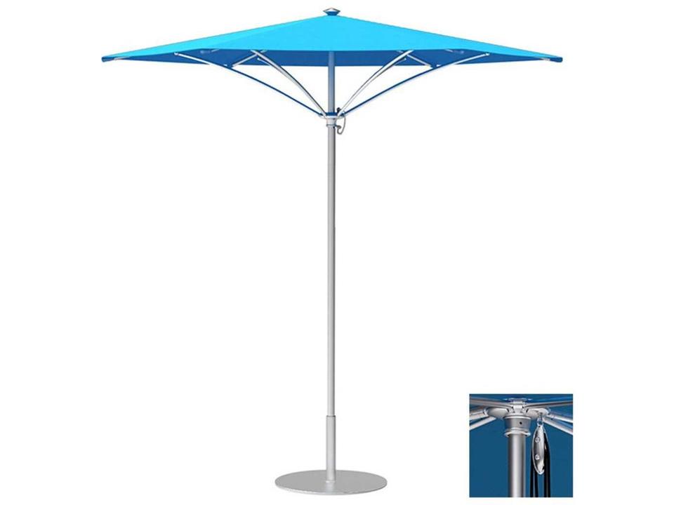 8 foot diameter patio umbrella Midtown Umbrellas - The Lean Ft with Fade-Resistant Sunbrella Fabric, Auto-Tilt Aluminum Frame and 8 Reinforced Ribs for Deck, Pool & Garden Depending on the table selected Rectangle 8-Ft x 11-Ft Patio