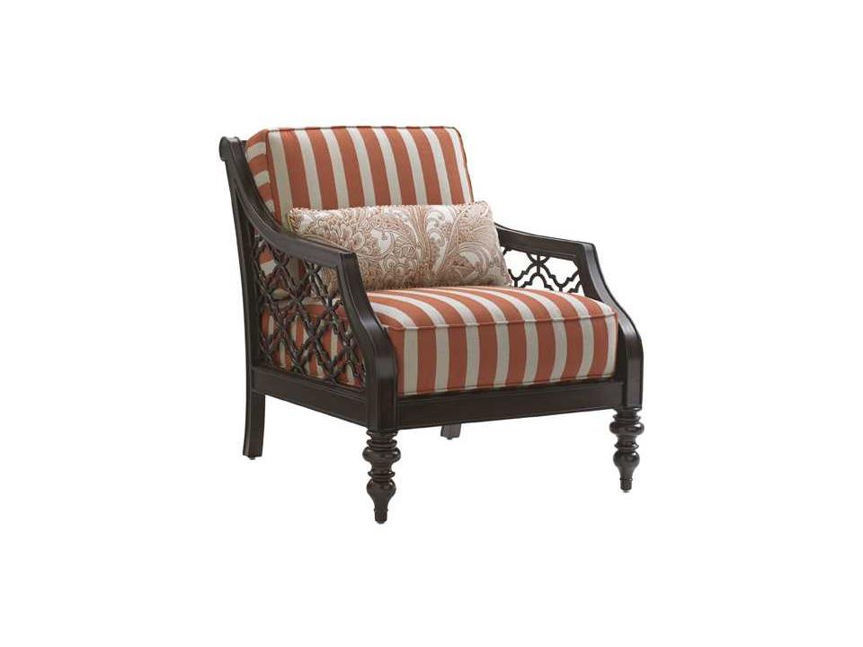 Royal Kahala Black Sands Lounge Chair with Cushion Set