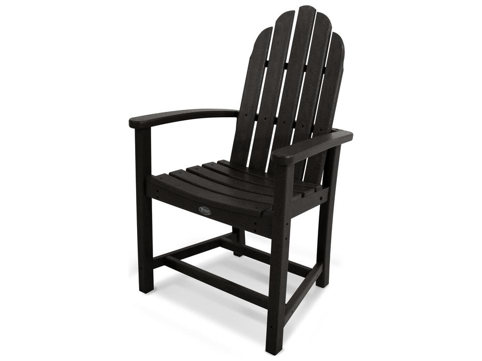 Outdoor Furniture Cape Cod Adirondack Dining Arm Chair in POLYWOOD Lumber