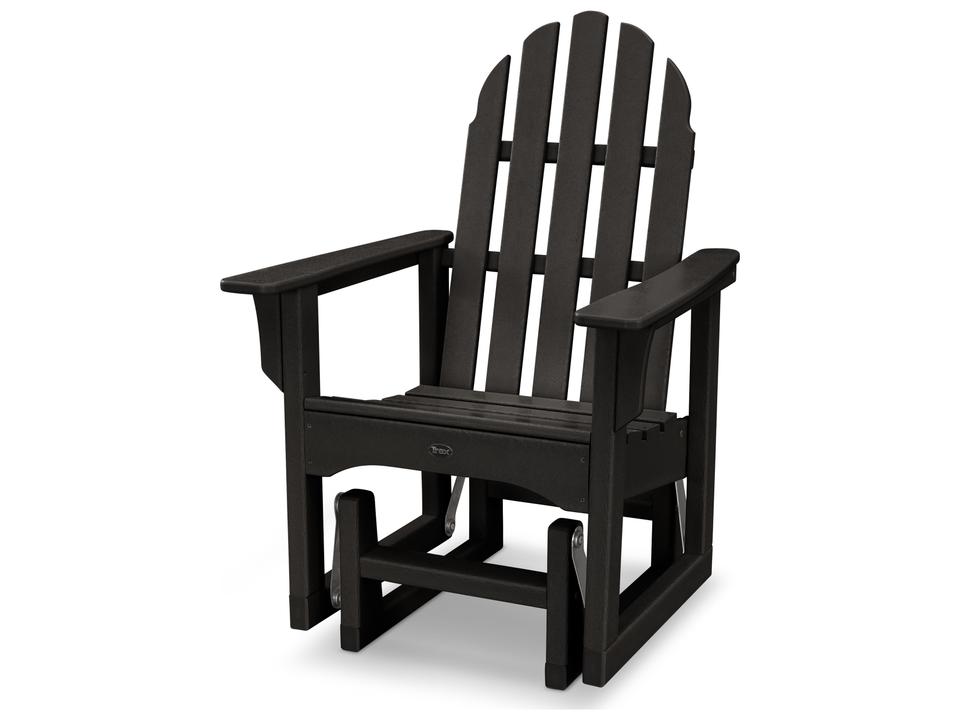 Cape Cod Adirondack Glider Chair in Classic White