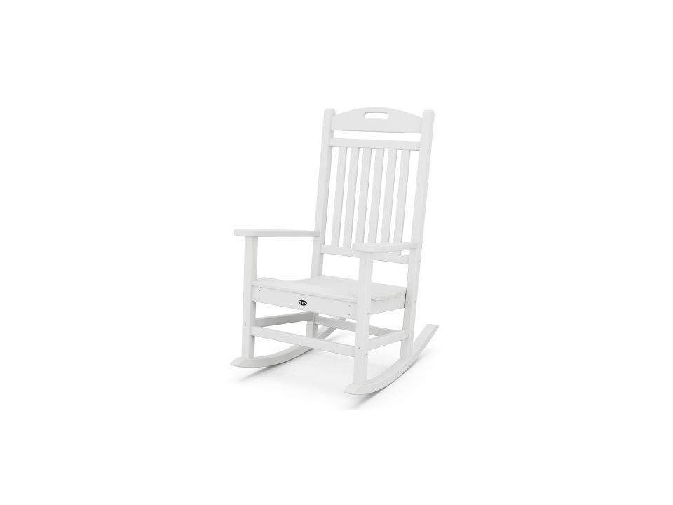 Yacht Club Recycled Plastic Rocking Chair in Sand Castle