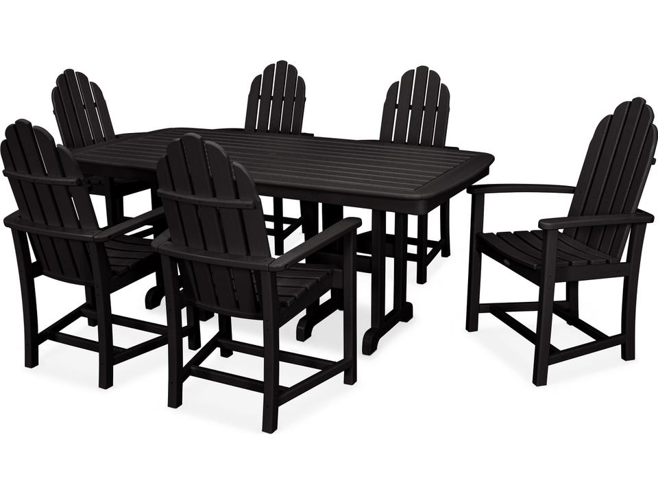 Outdoor Furniture Cape Cod Recycled Plastic 7 Piece Dining Set