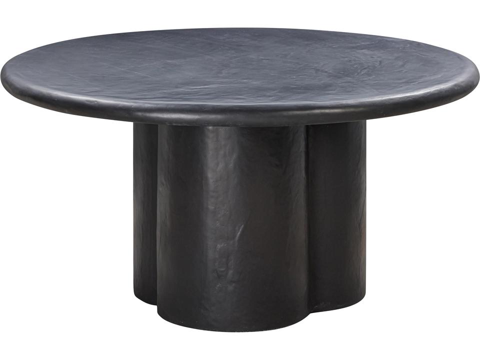 Elika 59" Faux Plaster Indoor / Outdoor Round Dining Table