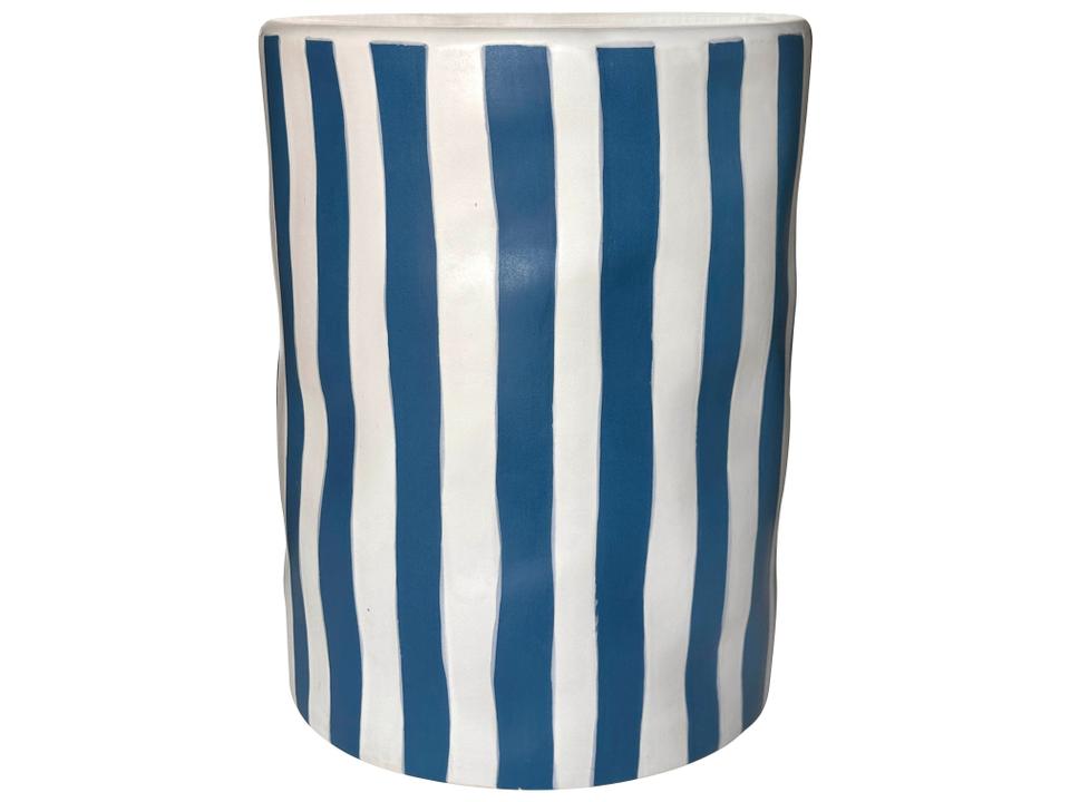 Tempest Ceramic Table in Stripes