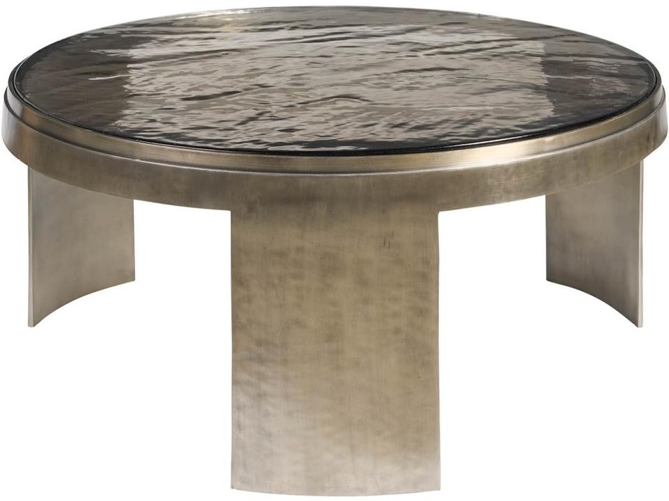Modern Round Glass Coffee Table