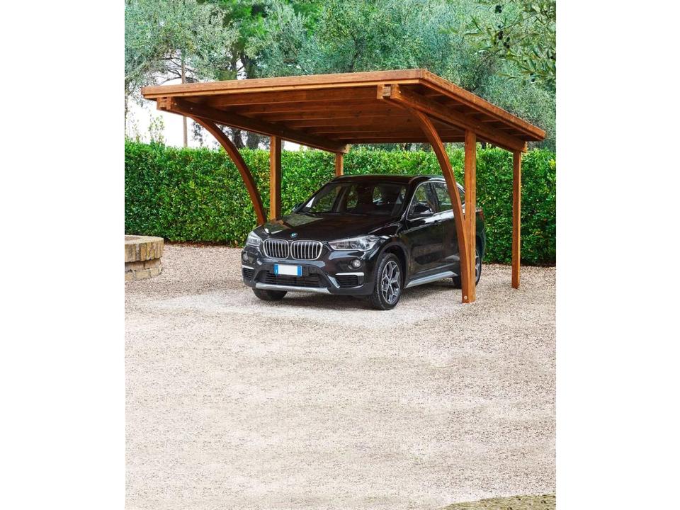 Covercar Single Carport in Treated Northern Pine