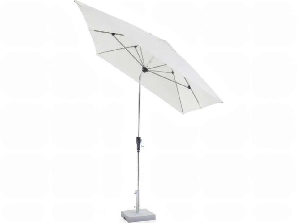 Lipari Rectangular Outdoor Umbrella in Aluminum and Acrylic Fabric with Crank Lift