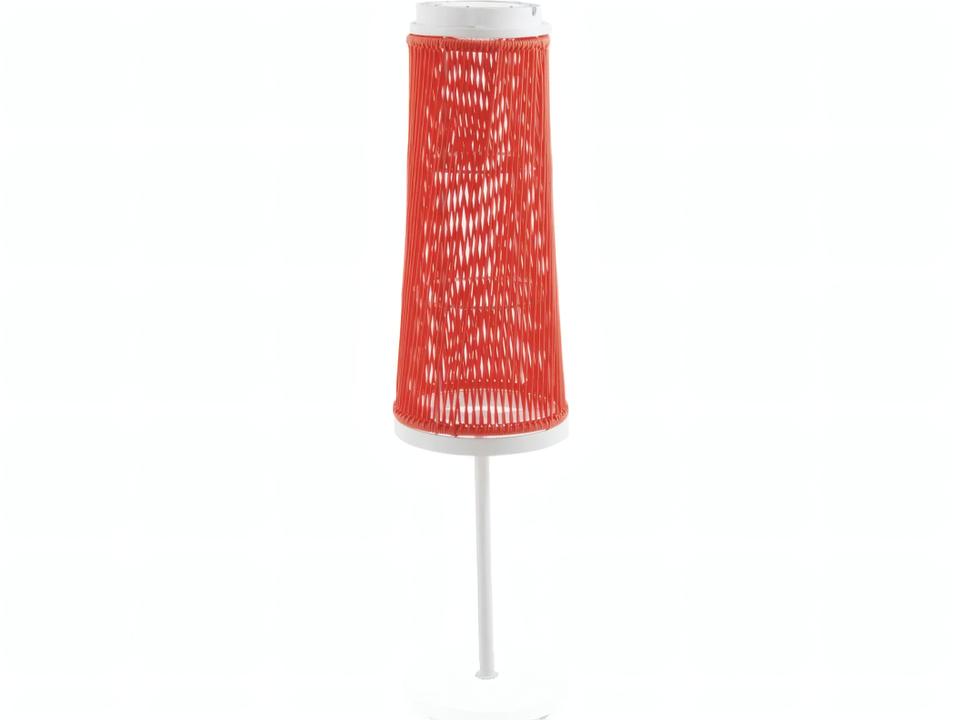 Solare Solar LED Standing Lamp in White Aluminum