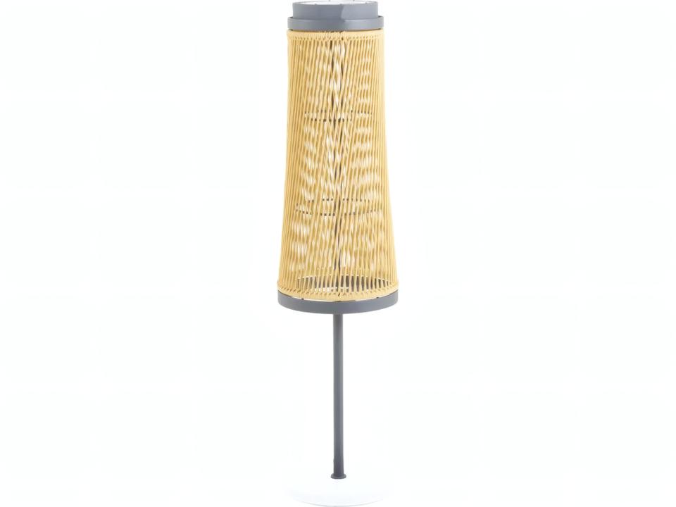 Solare Standing LED Lamp with Mustard Cord in Graphite Aluminum