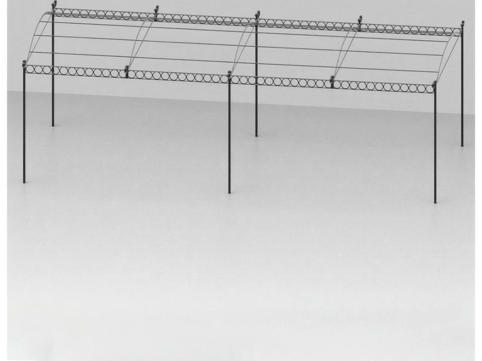 UnoPiu Solaire Freestanding Pergola Curved Roof Extension
