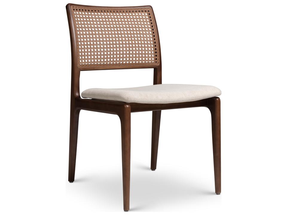 Charlotte Cane Side Chair Modern Brazilian Dining Chair