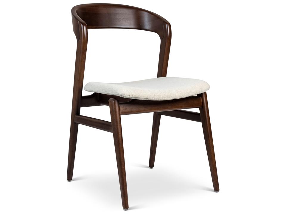 Velma Dining Side Chair in Medley Ivory and Nogal