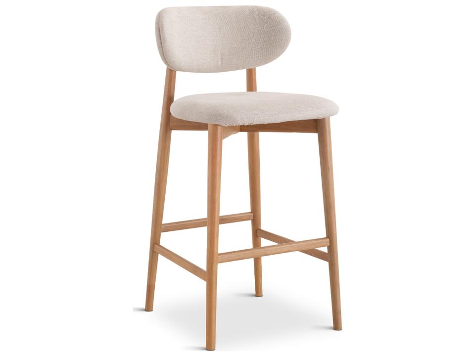 Lucia Solid Wood Bar Stool in Harvest Natural Finish