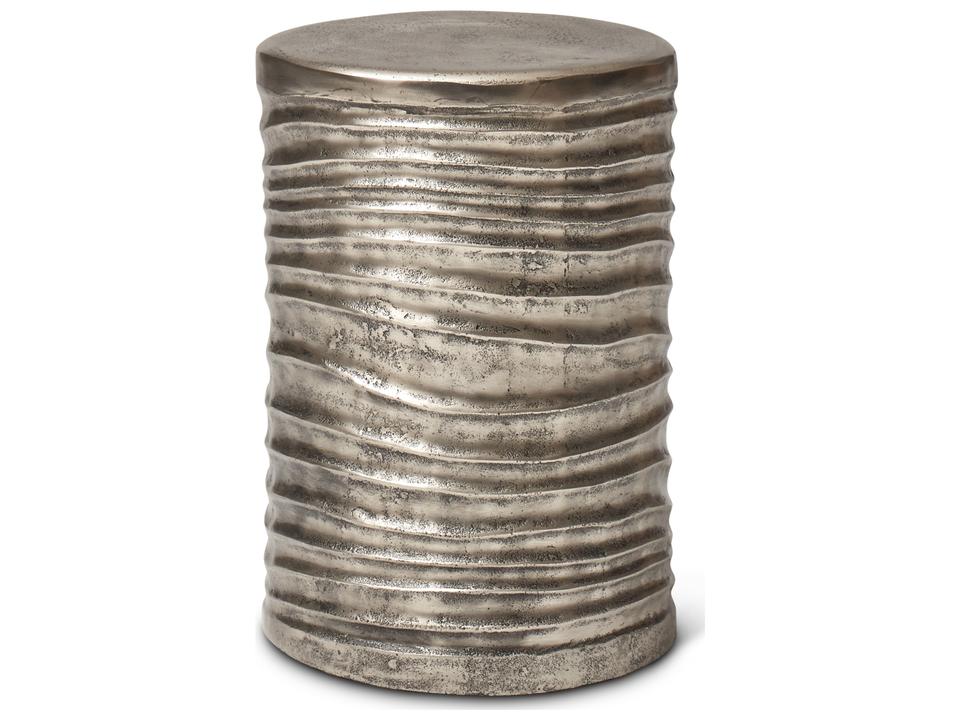 Tara Elements Accent Stool Vintage Silver