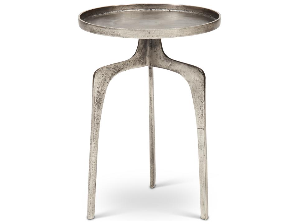 Vinya End Table Elements Collection Reclaimed Aluminum