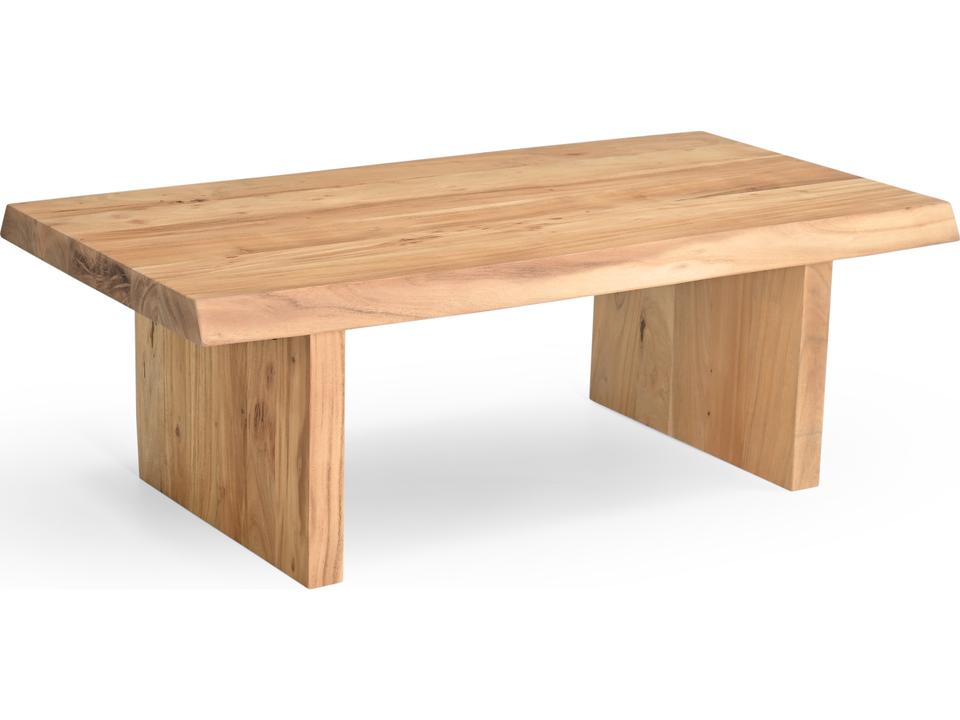 Brooks Coffee Table 48-Inch Solid Wood Live Edge