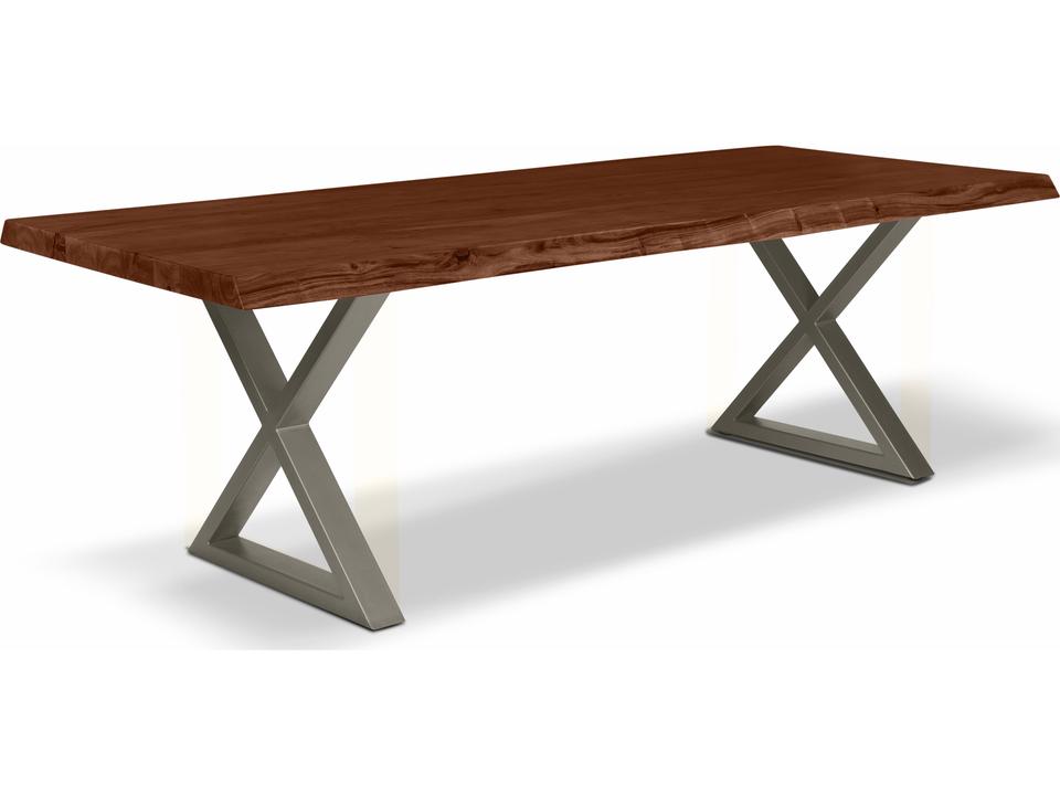 Brooks Dining Table 92 inch X-Base Solid Wood