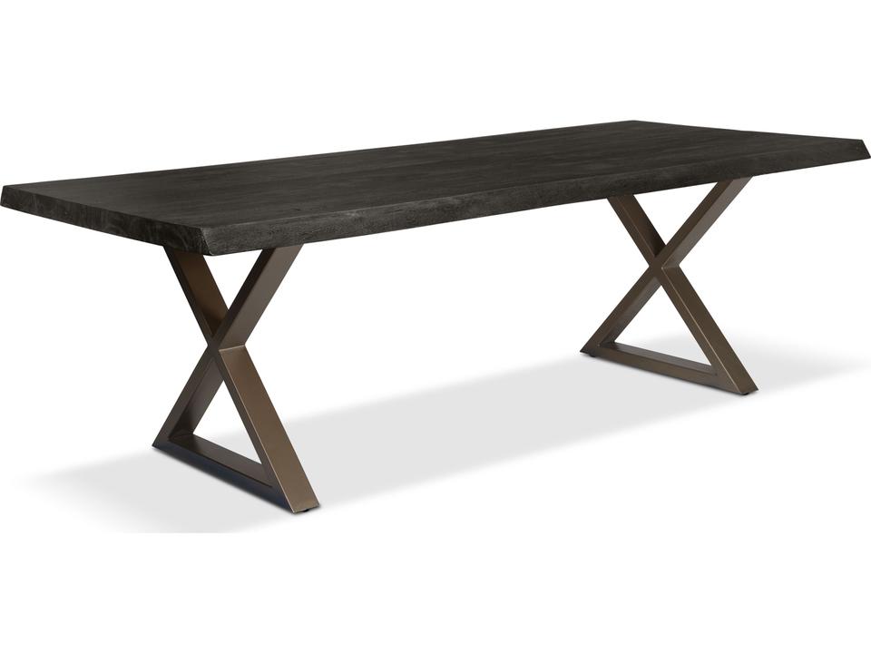 Brooks Rectangular Wood Dining Table Ebonized Black