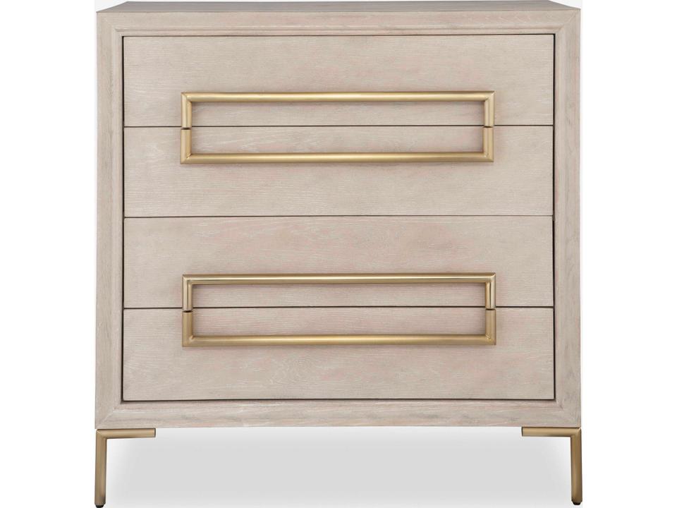 Alessia Light Oak Wood Accent Chest