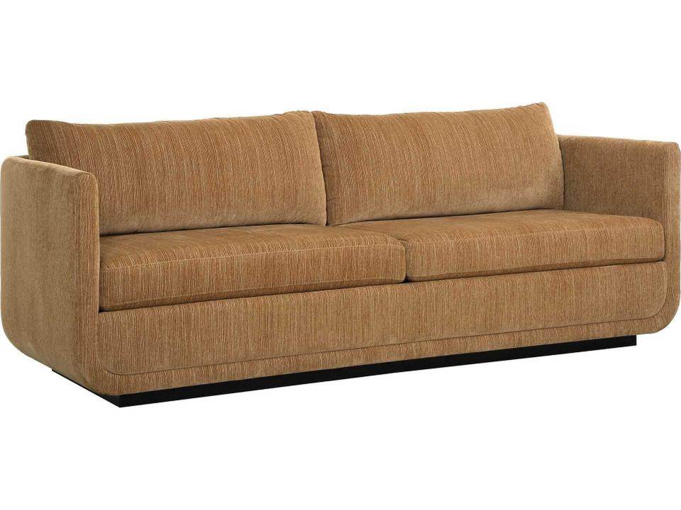 Abound Ginger Chenille Sofa with Rounded Frame