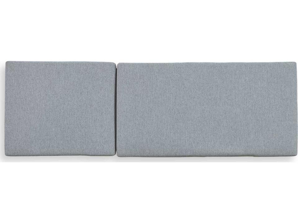 Uttermost Bea Outdoor Pool Chaise Cushion in Textured Charcoal Gray