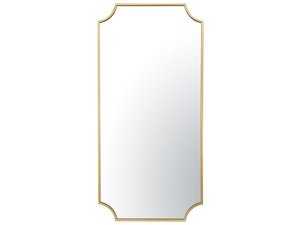 Carlton Gold Metal Frame Rectangular Wall Mirror