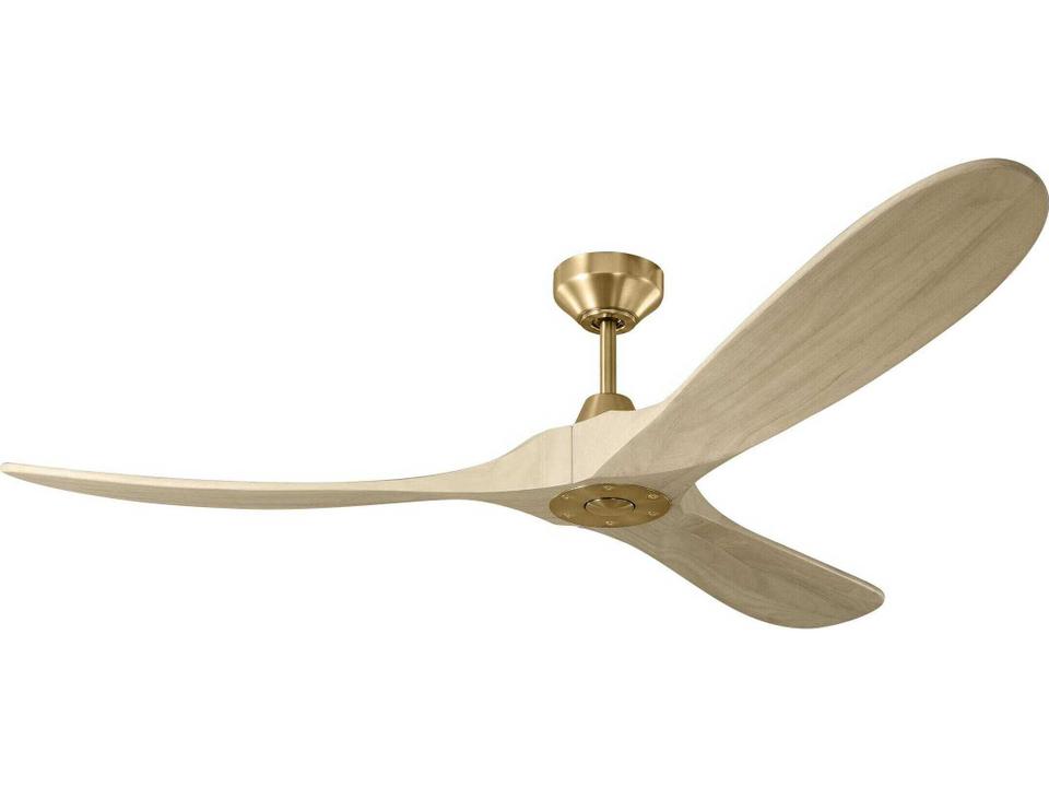 Maverick 60 Inch Smart Ceiling Fan Burnished Brass