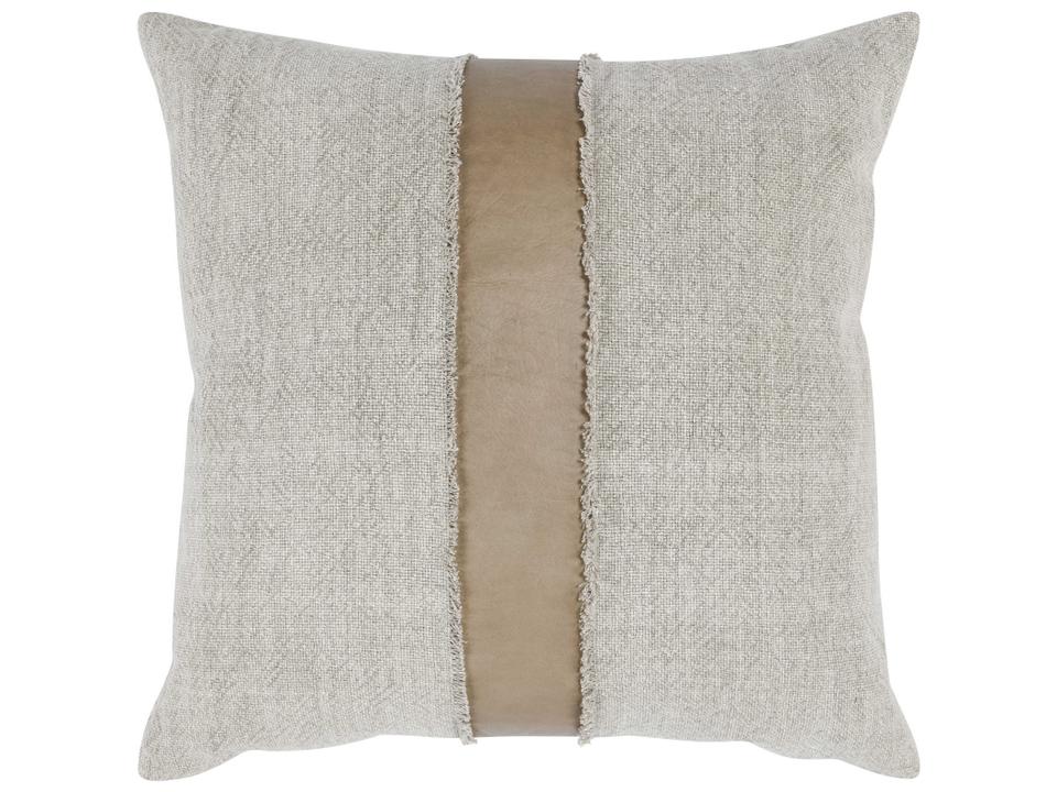 Cinch Steam Sandstorm Taupe Natural 26x26 Throw Pillow