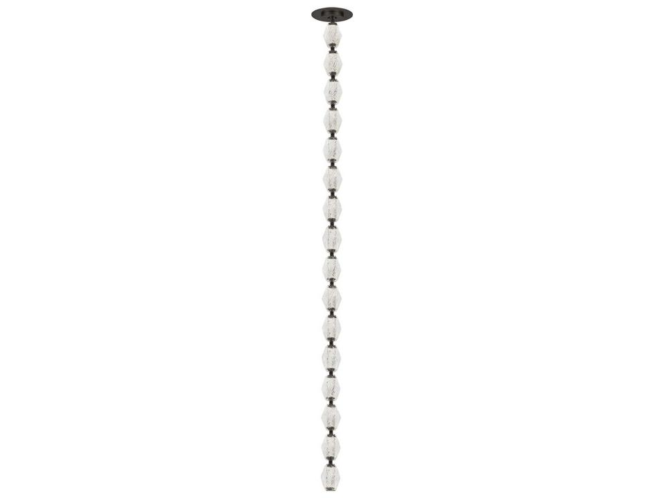 Collier LED Bar Pendant Light in Dark Bronze