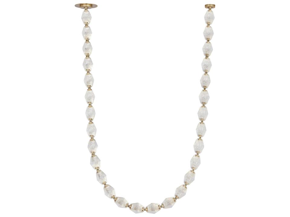 Collier Integrated LED Chandelier Natural Brass