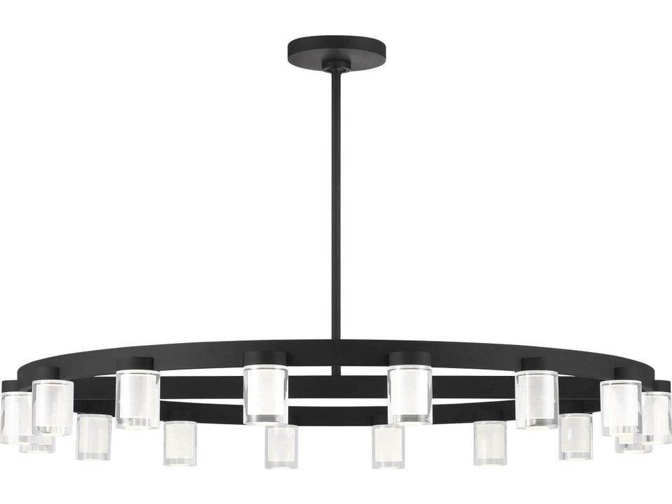 Esfera Large Chandelier in Nightshade Black