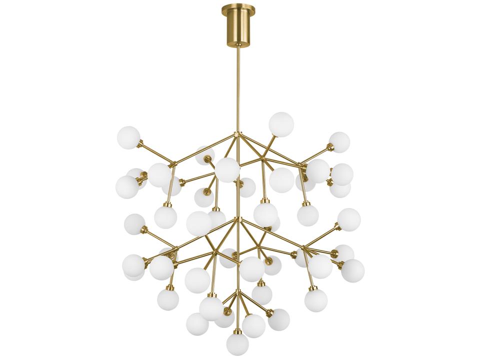 Mara Grande LED Chandelier Aged Brass Statement Lighting