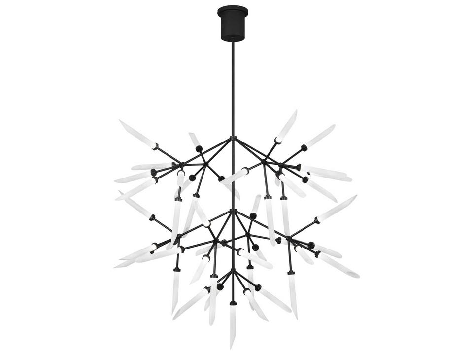 Spur Grande LED Chandelier in Matte Black