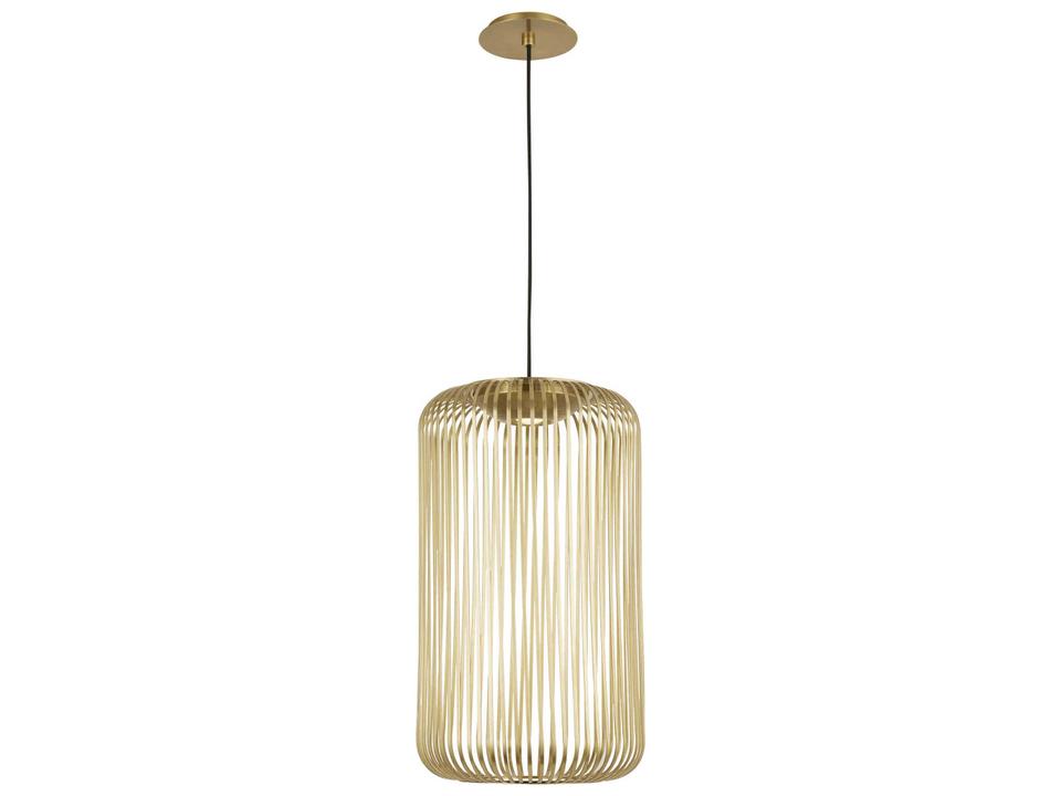 Kai LED Pendant Light in Plated Brass