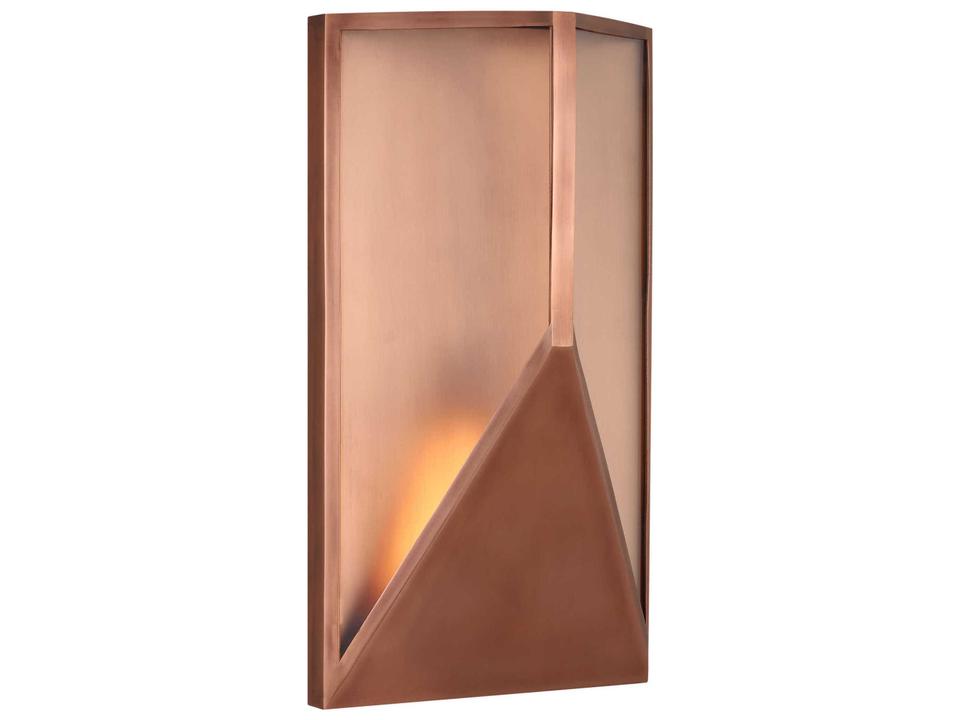 Punto Outdoor Wall Sconce Natural Copper