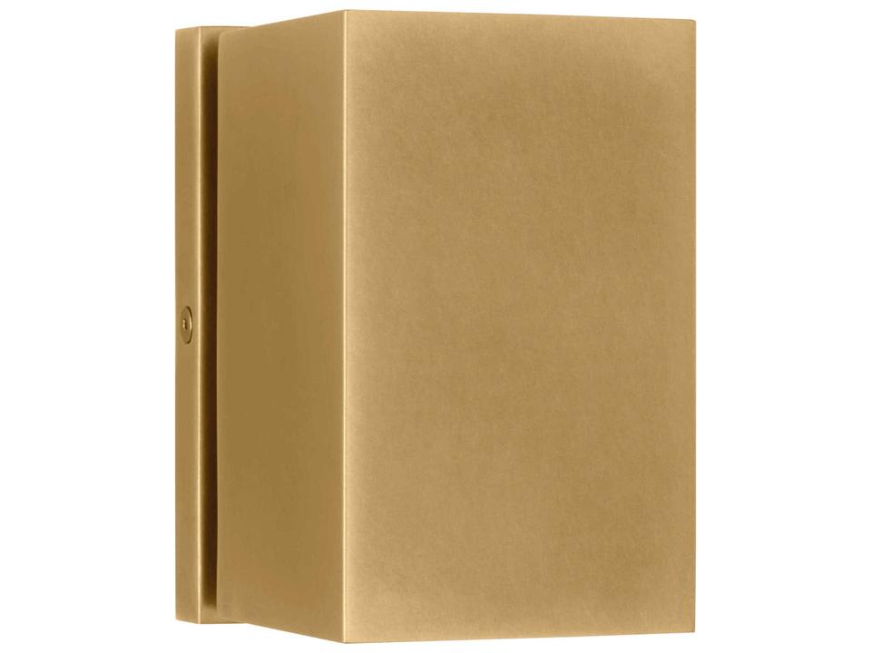 Pressa 2-Light Outdoor Wall Sconce in Natural Brass