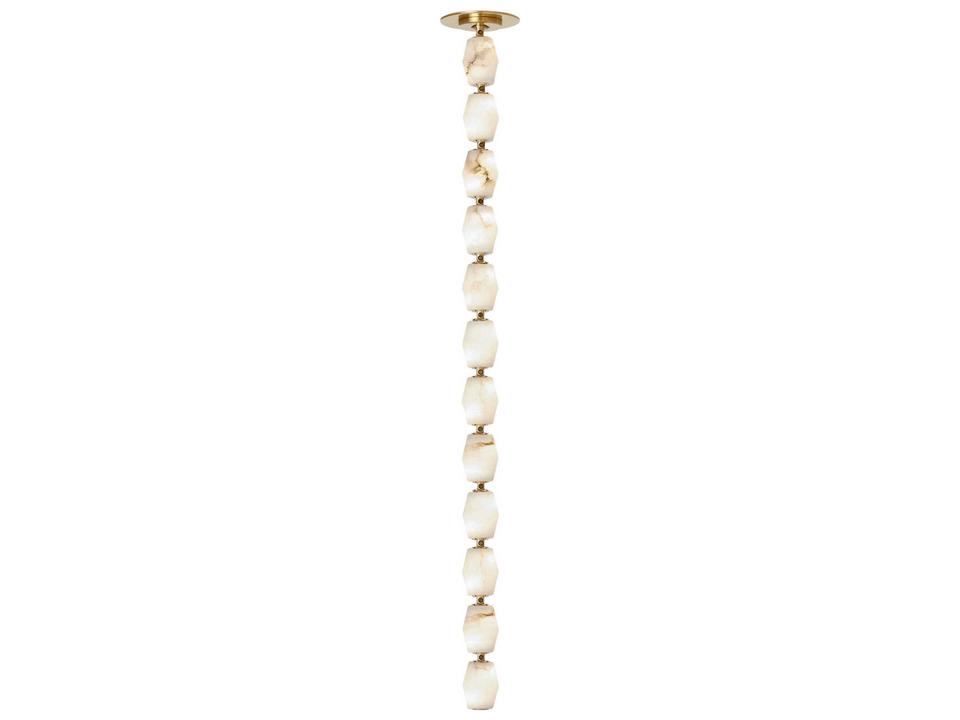 Collier 1-Light Linear LED Pendant in Hand Rubbed Antique Brass