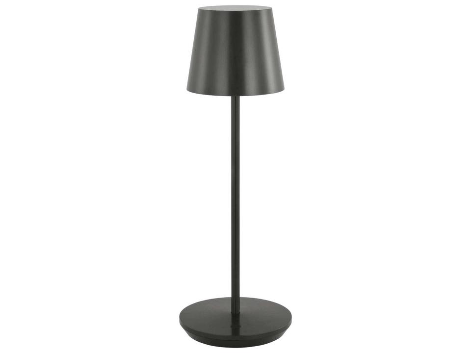 Nevis 1-Light Outdoor Rechargeable LED Table Lamp in Bronze