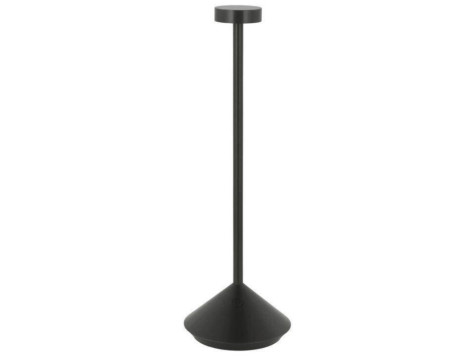 Moneta 1-Light Rechargeable Outdoor Table Lamp in Bronze