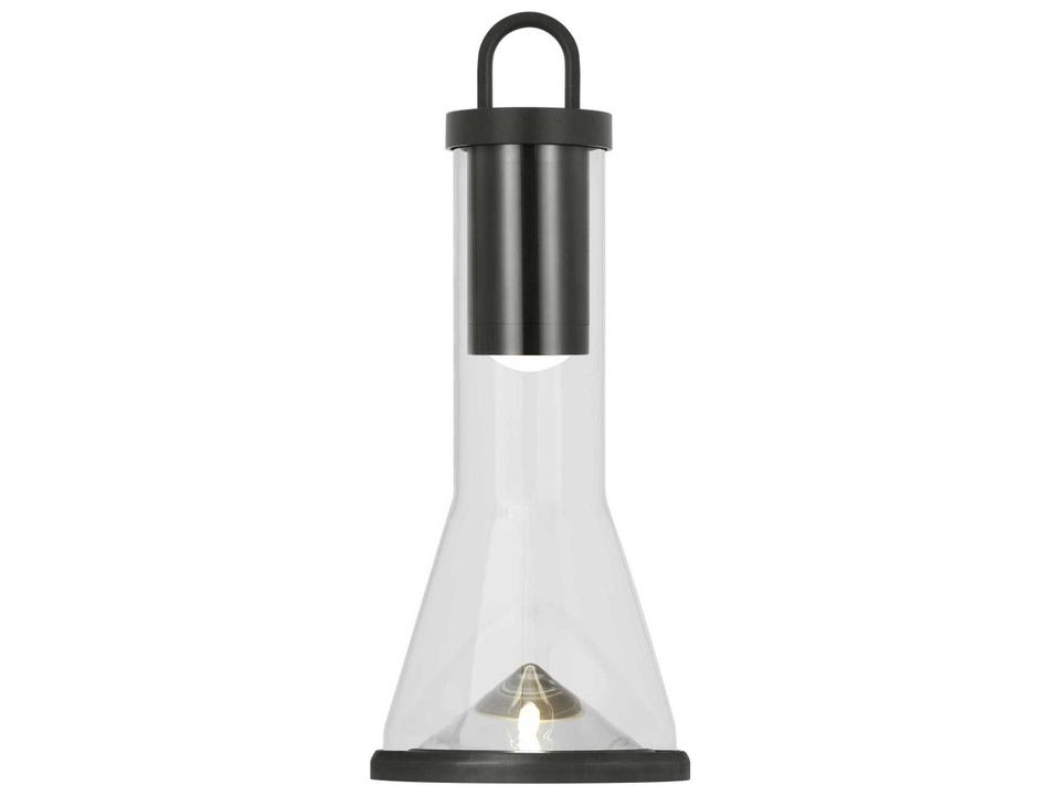 Kandella 1-Light Rechargeable LED Outdoor Table Lamp in Bronze