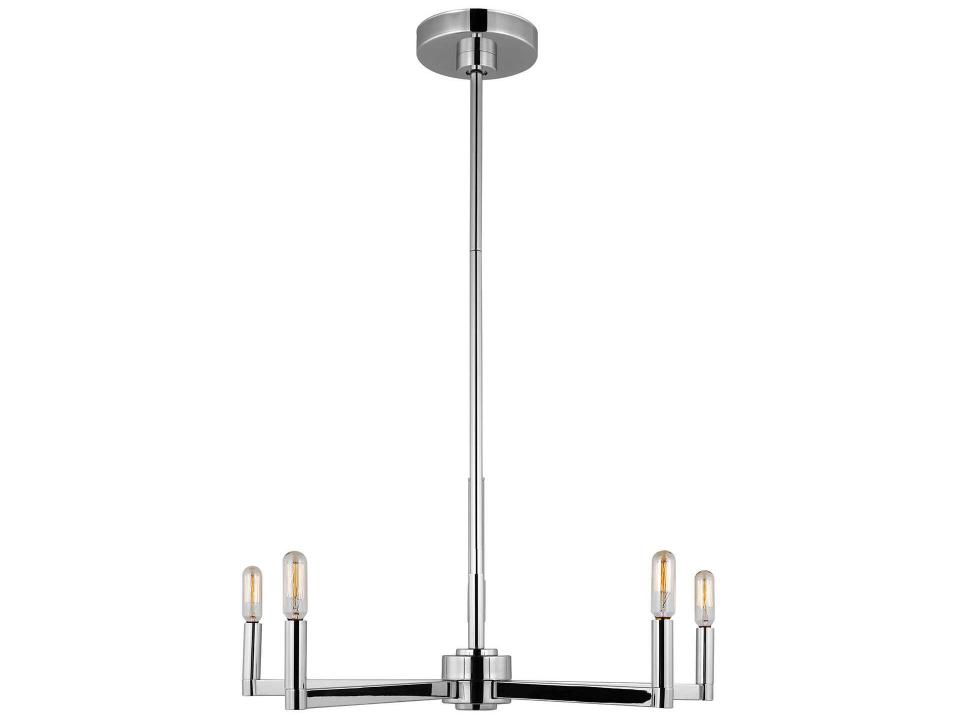 Fullton 5-Light Chandelier in Chrome Modern