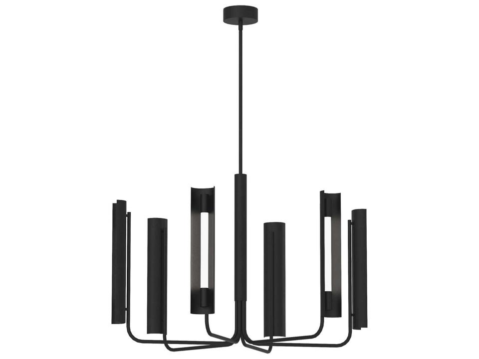 Carson 1-Light Midnight Black Linear Chandelier