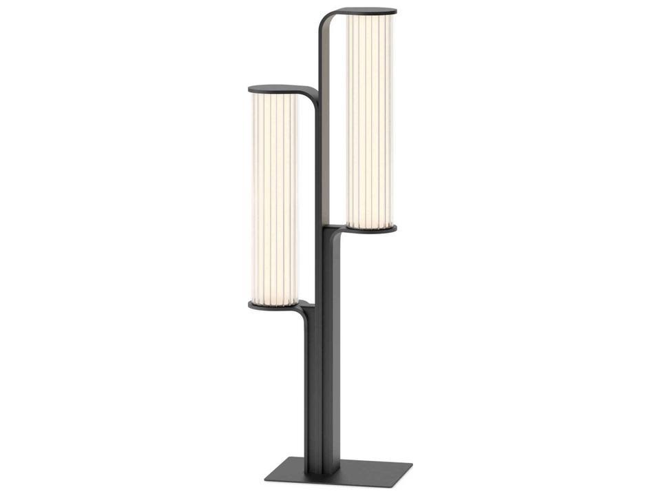 Class 2-Light Outdoor Path Light in Aluminum and Borosilicate Glass by Sebastian Herkner