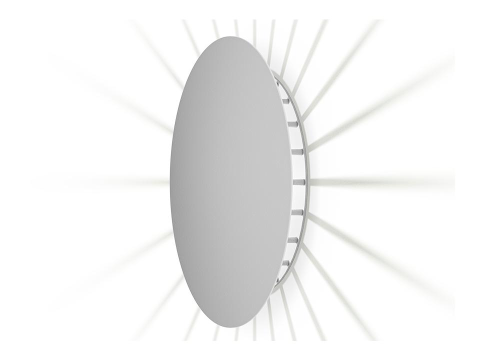 Meridiano Outdoor LED Wall Sconce in Matte Lacquered Steel
