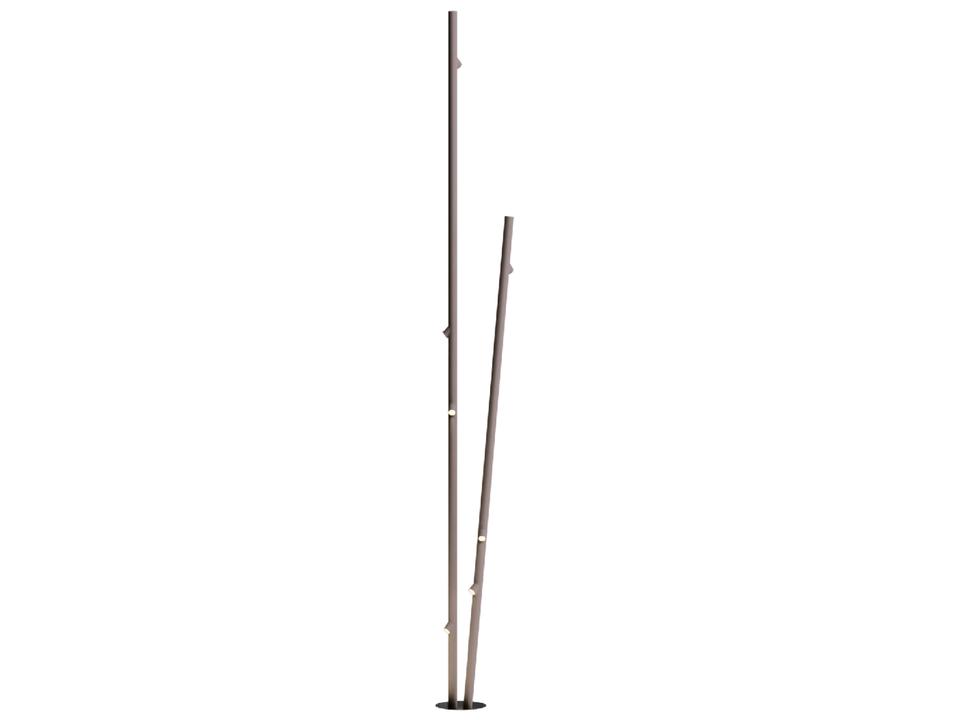 Bamboo 7-Light Outdoor Recessed Path Light